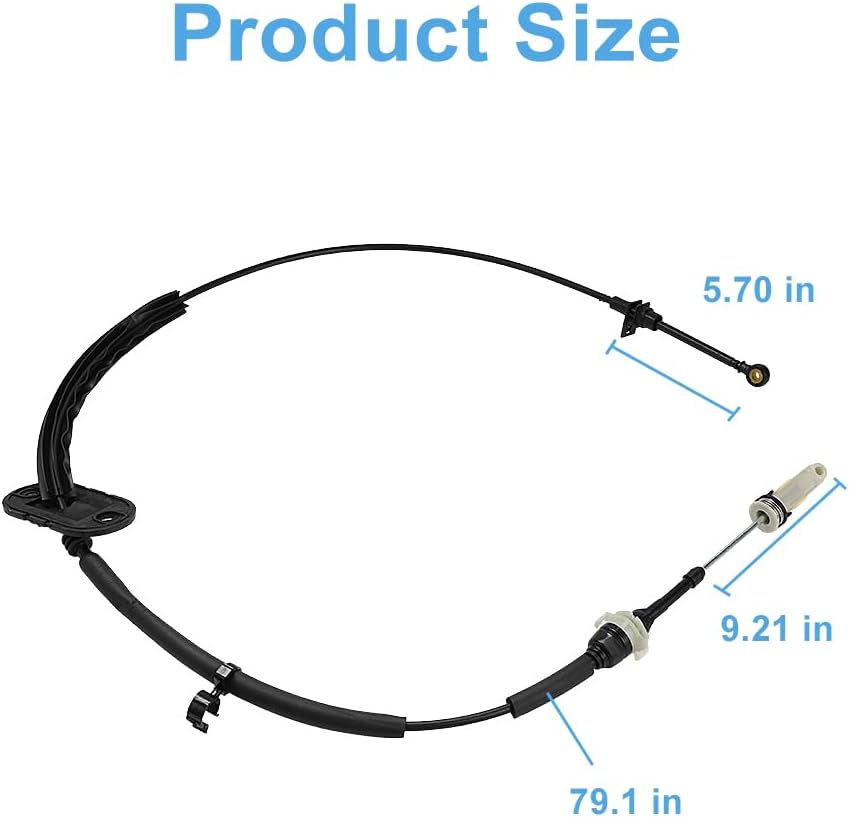 Automatic Transmission Shift Cable Compatible with Ford Escape Limited XLS XLT Sport Utility 4-Door 2.3L 3.0L V6 2008 Gear Shift Cable Shifter Linkage Replacement for 8L8Z-7E395-B 8L8P-7E395-AG
