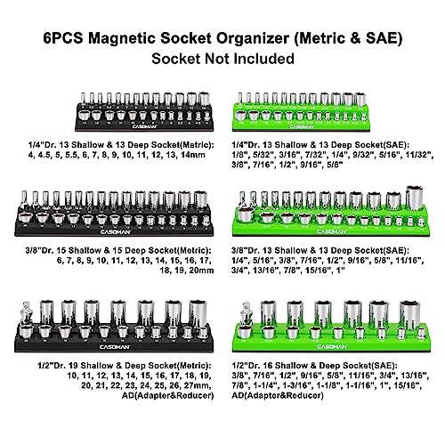 Casoman CS353 Magnetic Socket Organizer thumb #1