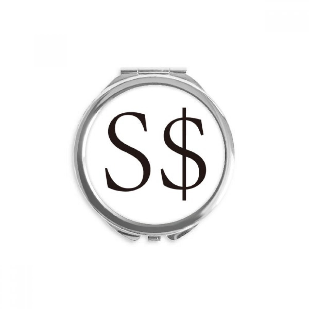 Miroir rond de poche dollar de singapour pour retouches rapides - 5