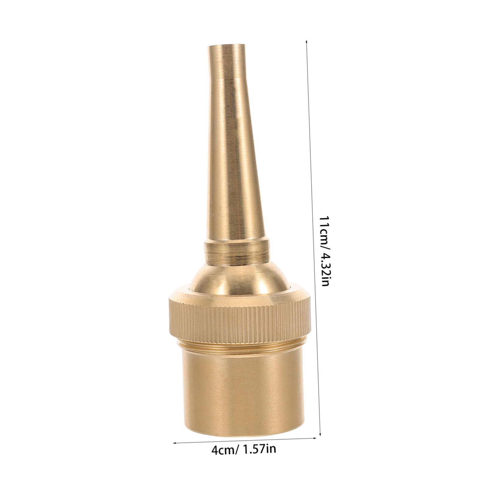 SUPVOX Brass Fountain Nozzle Replacement for Fish Inner Thread Durable Water Spraying Head for Garden Landscapes and Reliable Performance