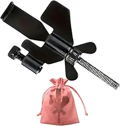 Trava Fechadura Segurança em Aço Portátil Para Porta Hotel Airbnb Viagem Preto