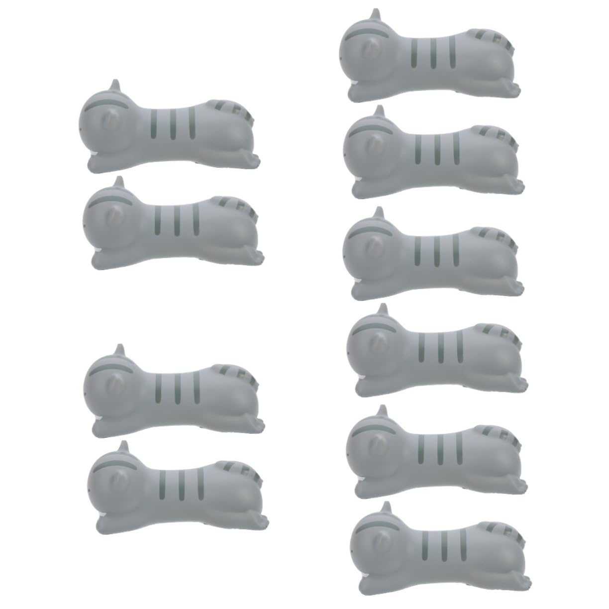 HOMSFOU 5 Set Tappetino Per Mouse Da Polso Supporto Per Polso Imbottito Polso Riposo Riposa Carino Pad Polso Di Topo Poggiapolsi Per Mouse Da Ufficio Grigio 2 Pezzi * 5