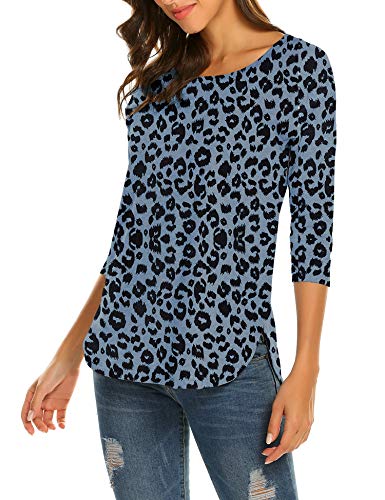 Sherosa 3/4 Sleeve Shirts for Women Casual Summer...