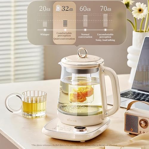 Tetera eléctrica Bear HK-5L15B05 1.5L vidrio y acero miniatura 7