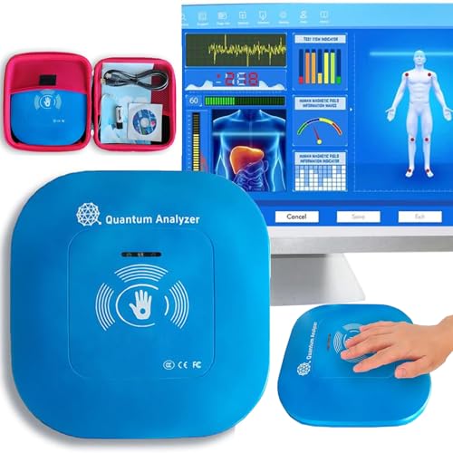 SNBGRYE Kit Analizador MagnéTico De Resonancia CuáNtica, Analizador PortáTil De La Salud Humana, 52 Informes De Subsalud, MultilingüE, para Viajes Y Uso DoméStico