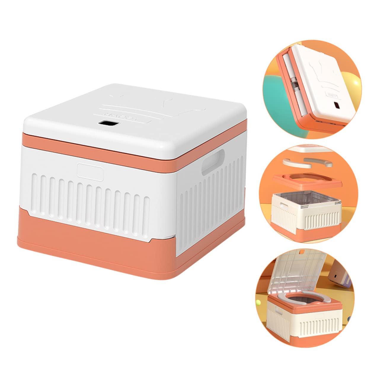 BESTonZON Faltbares Töpfchen Für Junge Mädchen Tragbares Reisetöpfchen Outdoor Camping Wc Junge Mädchen Platzsparend Leicht Zu Reinigen Pp-material