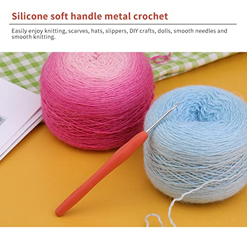 2.5mm Crochet Hooks Crochet Knitting, Ergonomic Soft Handles Crochet Hooks for Arthritic Hands, Light and Comfortable Crochet Tool,Crochet Tool for Knitting Suitable for Beginners (2.5mm) - Image 3