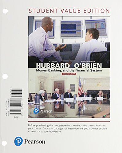 Money, Banking, and the Financial System 0134524624 Book Cover