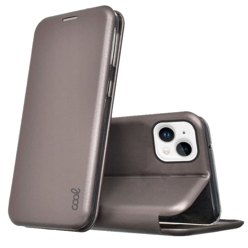 Cool Flip Cover for iPhone 14 Plus Elegance Silver