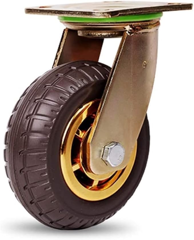 Morices casters Rubber Swivel Castor Wheel (1Pack),Heavy