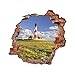 Produktbild Bilderwelten 3D Wandtattoo - Leuchtturm in Schleswig-Holstein - Quadrat 1: 1, Größe HxB: 100cm x 100cm
