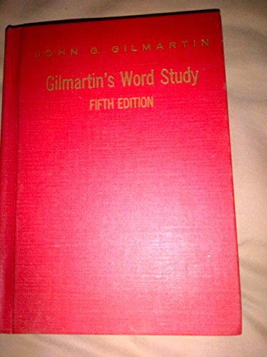 Gilmartin's Word Study Fifth edition B004LON7N8 Book Cover
