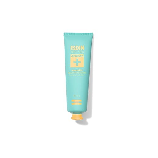 ISDIN Acniben Mascarilla Facial Purificante, Extra de higiene en la rutina de pieles grasas y/o con tendencia acneica, 75ml