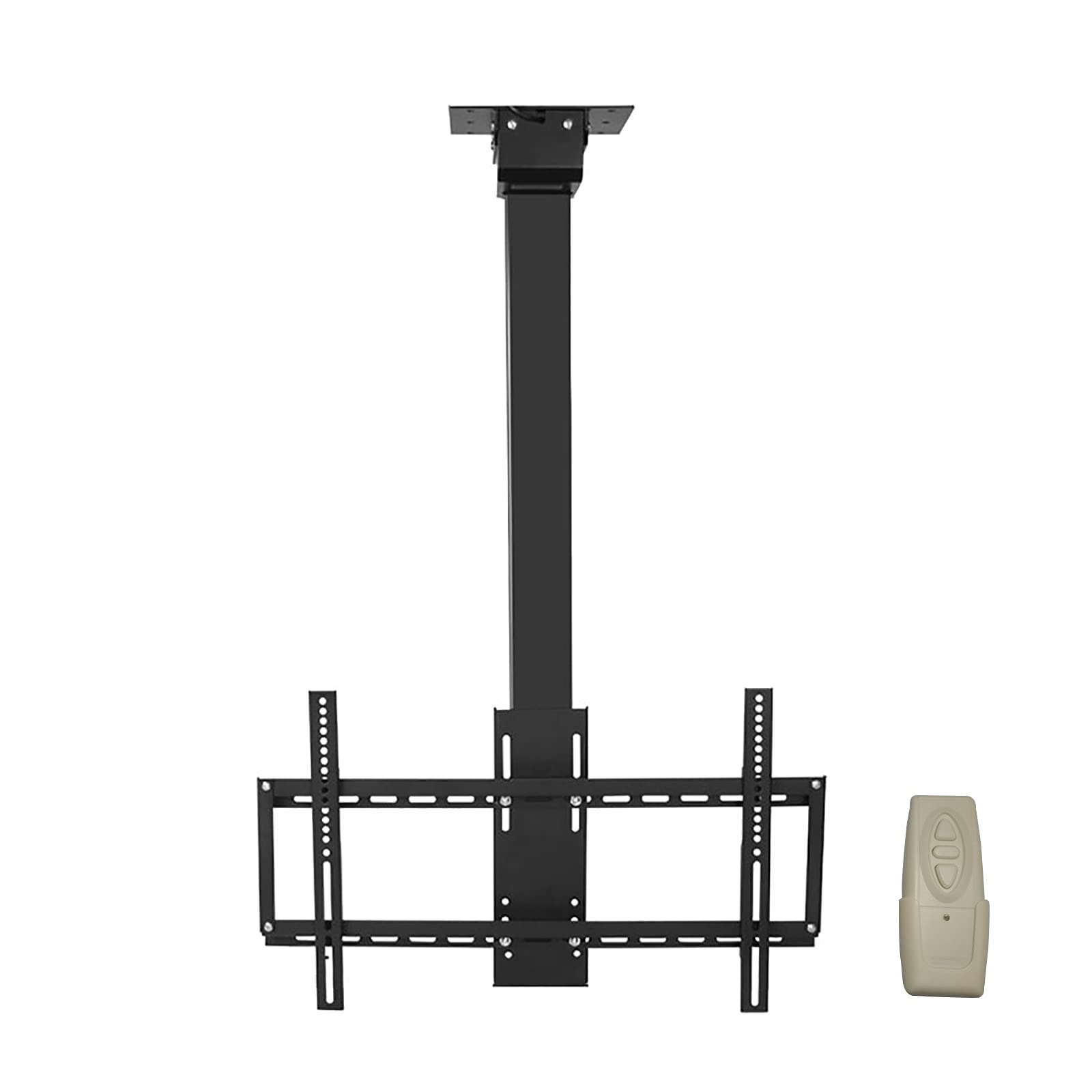 Supporto TV per montaggio a parete TV, supporto TV motorizzato a soffitto, staffa TV motorizzata con regolazione sinistra e destra, per aule multimediali/sale conferenze/casa/sala di formazione (A 70