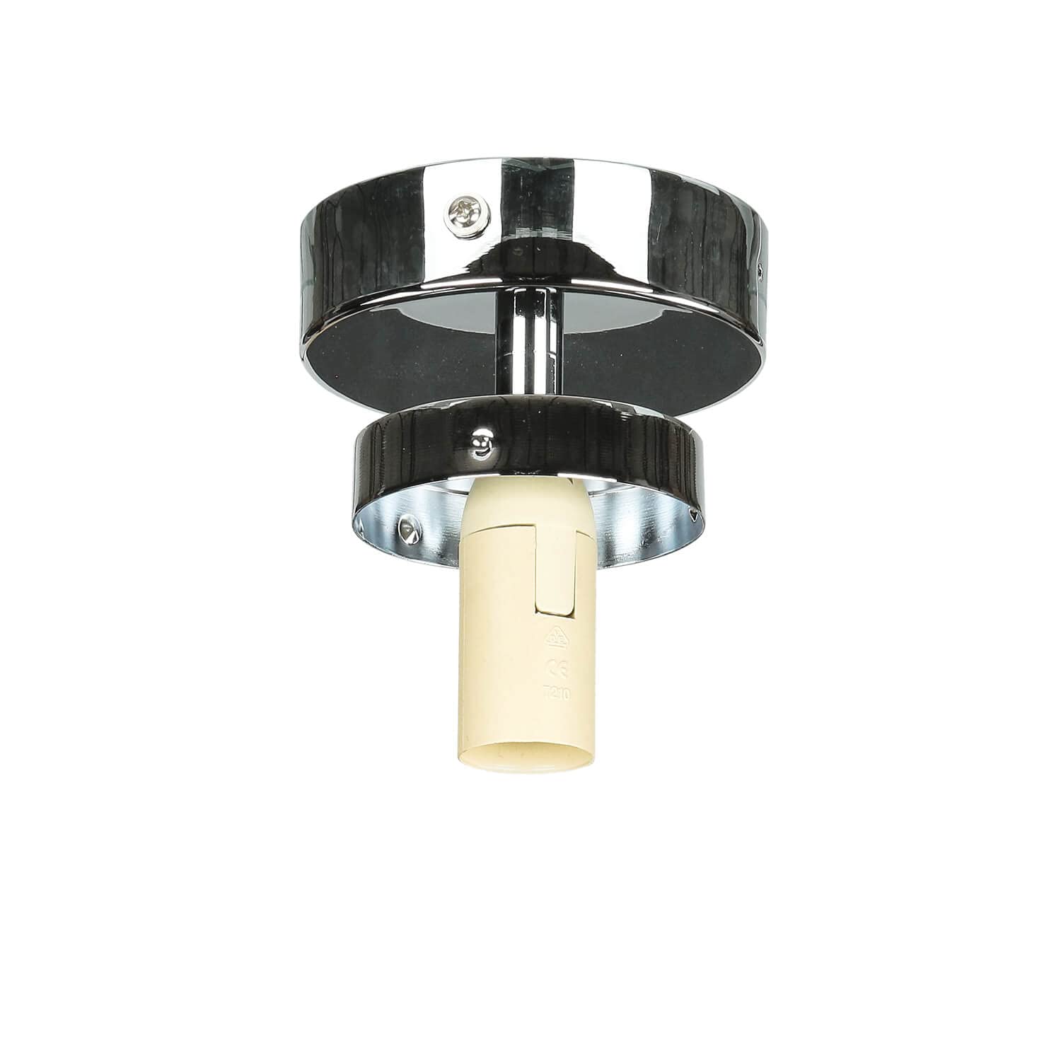 Lámpara de techo bola de baño de metal y cristal cromado 1x G9 intercambiable lámpara de techo interior para pasillo de baño iluminación atemporal compacta