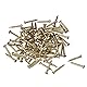 QUARKZMAN Kleine winzige Messingnägel 1,2x10mm für DIY Dekorative Bilder Holzkisten Haushaltszubehör 100 Stück