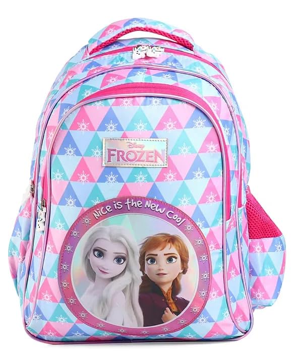 STRIDERS Frozen School Bag for Kids Spacious Durable Rolling Backpack with Padded Comfortable Straps & Fun Design Perfect for School Travel & Play