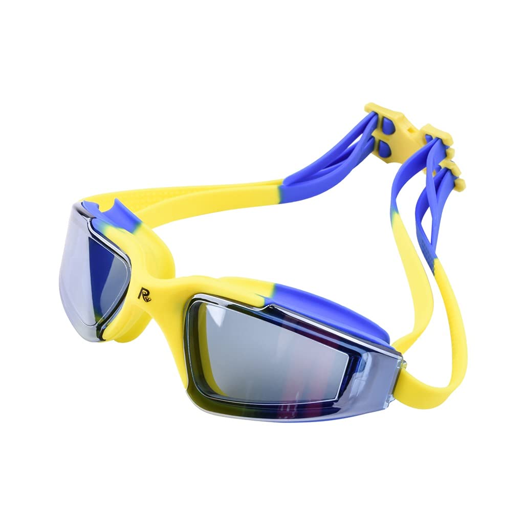 Schwimmbrillen, Silikon-Schwimmbrille for Männer, Frauen, Erwachsene, Kinder, Tauchen, wasserdichte Sportbrille