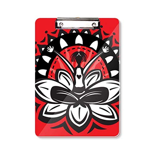 Porte-bloc mexicain A4 Lotus Silhouette Celebrate pour l'organisation
