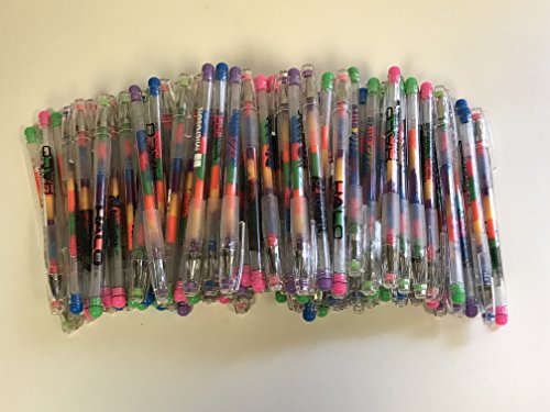 100 bolígrafos gel Rainbow multipack miniatura 1