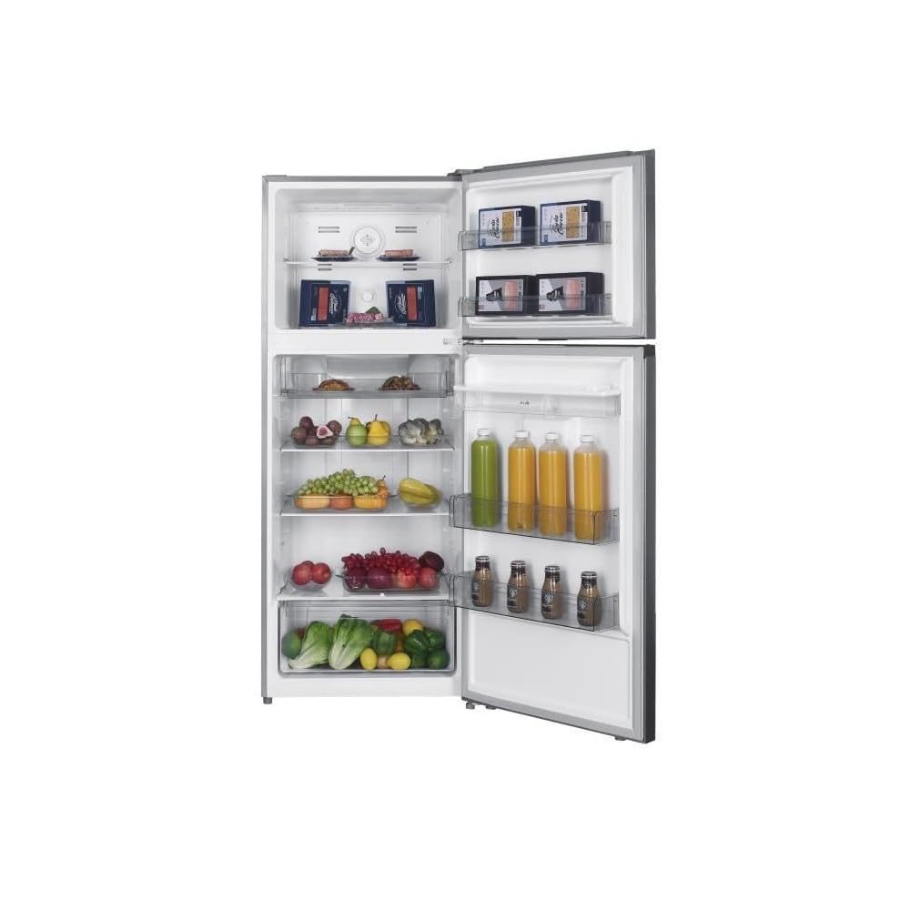 Réfrigérateur congélateur haut - CONTINENTAL EDISON - 413L - Total No Frost(Sans givre) - inox - L70 cm x H 178 cm