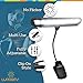 Lumiens L9 - Music Stand Light Clip On - LED Musician Lamp for All Music Stands, Pianos, Orchestra Pits, Work Tables, Desks, and More - #1 Among Music Stand Lights - AA Battery Powered