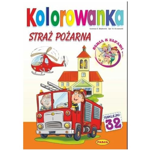 Libro da colorare dei vigili del fuoco