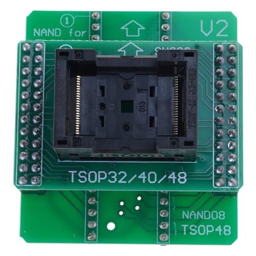 Adaptador de enchufe NAND08 TSOP48 con diseños precisos para programadores TL866II que garantizan un adaptador estable