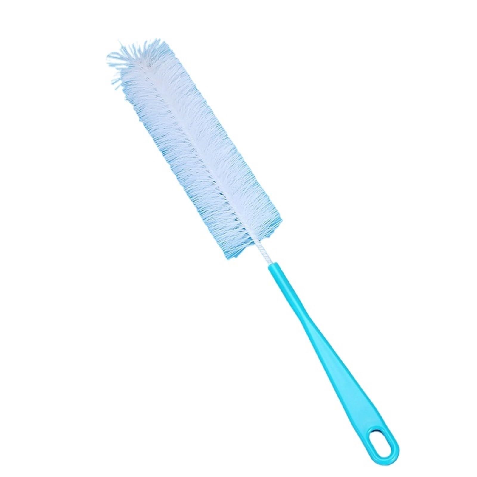 bottle brush Long Bottle Brush Cleaner For Washing Wine Beer Sport Well Glass And Narrow Neck Bottles Cleaning Tools(Lake blue)
