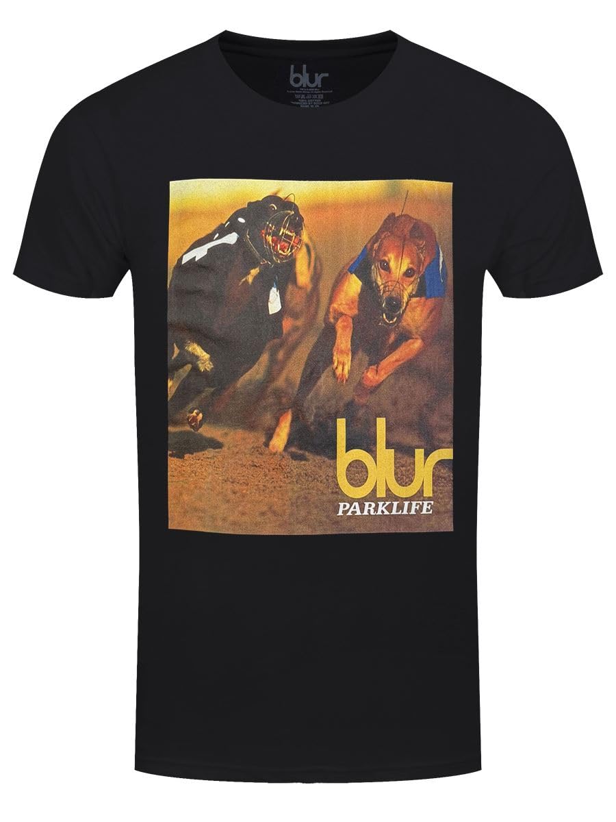 Rock Off officially licensed products Blur Parklife Album Men's Black T-Shirt