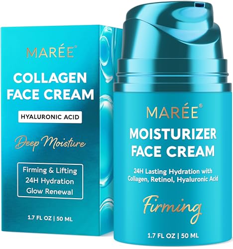 MAREE Face Moisturizer – Firming & Lifting Face Cream for Women with Collagen, Retinol &...