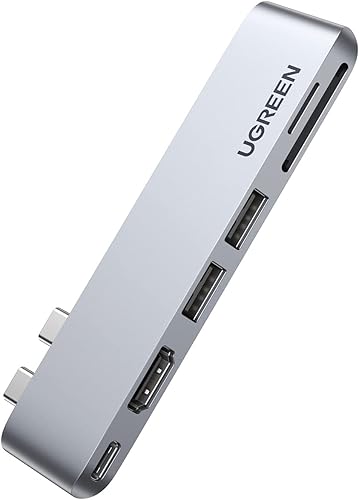 UGREEN Adaptador USB C Hub para MacBook Pro MacBook Air M1 2020 2019 2018 con 4K HDMI Thunderbolt 3 100W Power Delivery SD TF Card Reader y 2