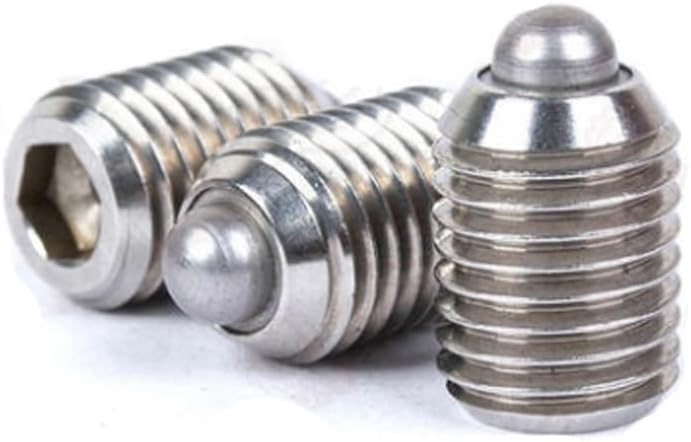 1pcs M3 M4 M5 M6 M8 Short Spring Plunger Pins Positioning Plunger Stroke Plunger durable preservative Pin Stainless Steel| | - - (Length: VCN514-SS-M5)