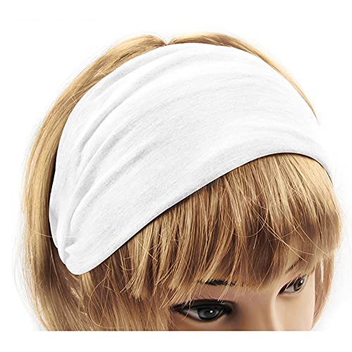 axy Haarband Yoga im Weiss Headband Hairband für Sport (Weiss) axy Haarband Yoga im Weiss Headband Hairband für Sport (Weiss)