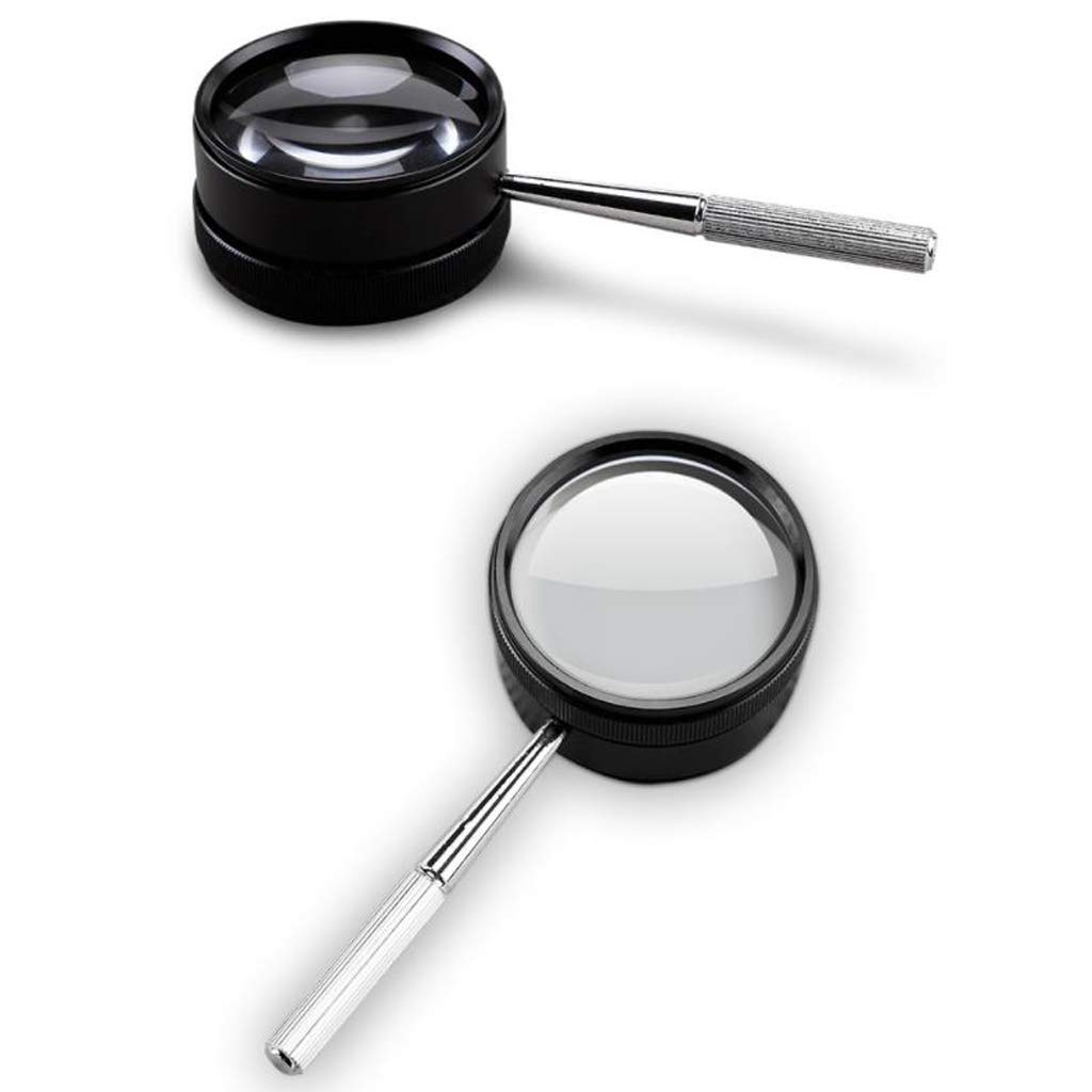 Lupa, Educativa, Investigación, Lupas de Mano para Lectura: fáciles de Usar para Que Las Personas Mayores Lean Letra pequeña, Tarjetas, Monedas, Sellos, Joyas,