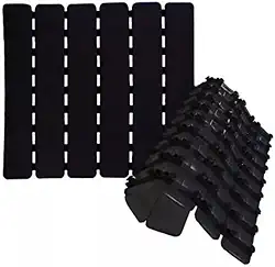 Tapete Estrado Antiderrapante para Box Banheiro STM Plastic 53x48 (1, Preto)