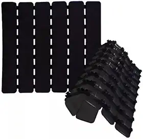 Tapete Estrado Antiderrapante para Box Banheiro STM Plastic 53x48 (1, Preto)