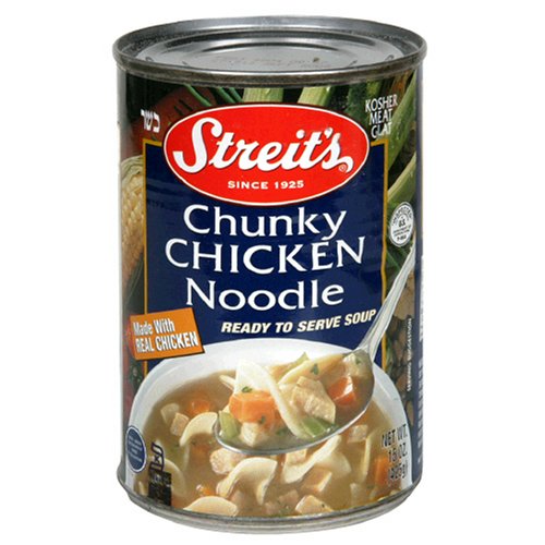 Streit's Canned Soup, Chunky Chicken Noodle, 15-Ounce Cans (Pack of 12)