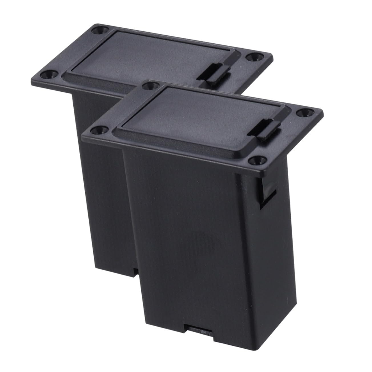 Holibanna 2Pcs Guitar Pickup Battery Holder Compact Battery Storage Box for Active Pickups Durable Design for Home Performance Use Music Lovers