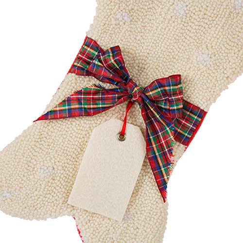 Glitzhome-125-L-Bone-Shaped-Christmas-Stocking-Hooked-Xmas-Stocking-for-Christmas-Decorations-and-Party-Accessory Glitzhome 125 L Bone Shaped Christmas Stocking Hooked Xmas Stocking for Christmas Decorations and Party Accessory