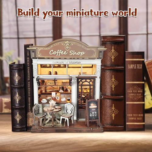 ANTREATU Retro Coffee Shop Book Nook Kit thumbnail 2