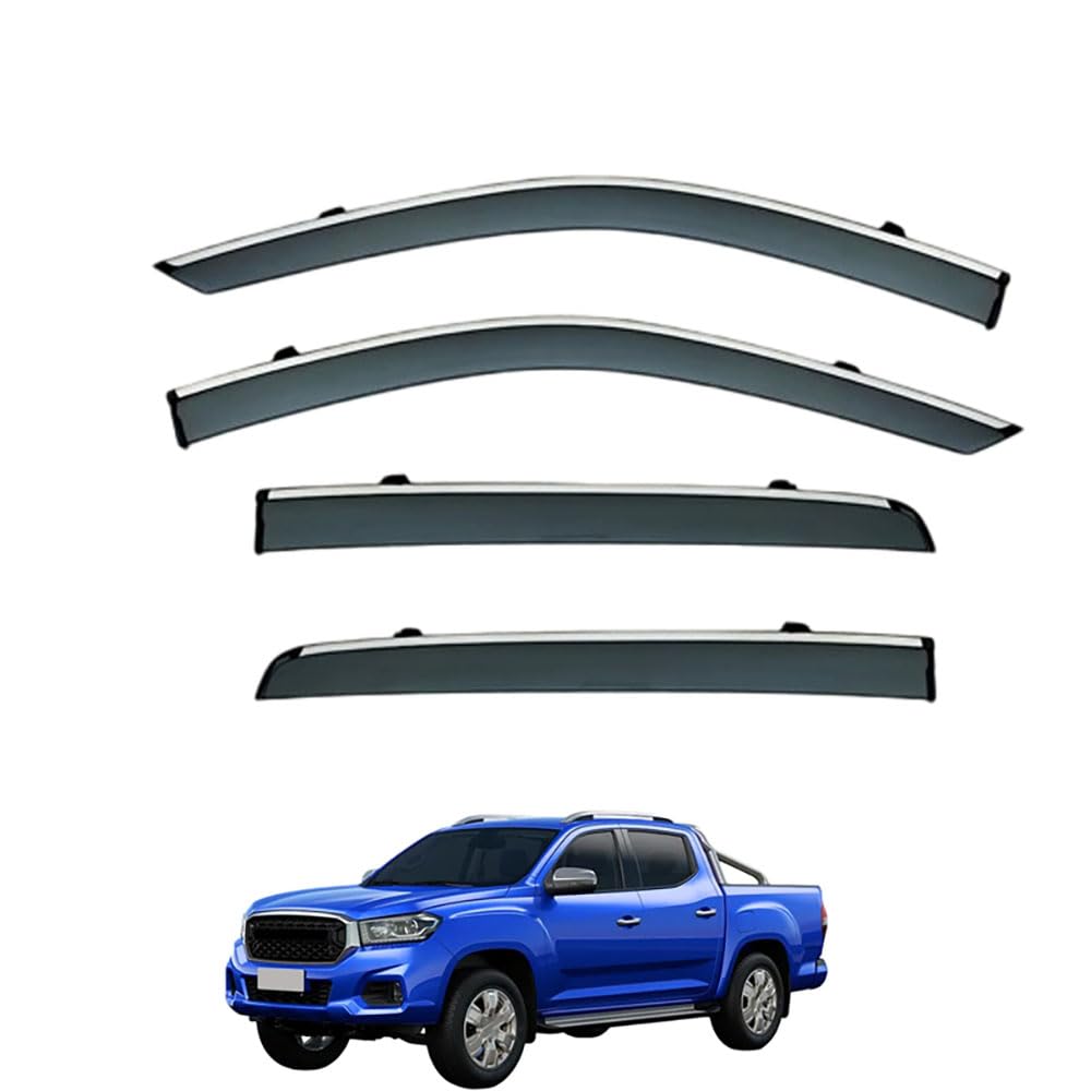 AMHVMU 4pcs Set Wind Deflectors, for MAXUS T70 2019-2026