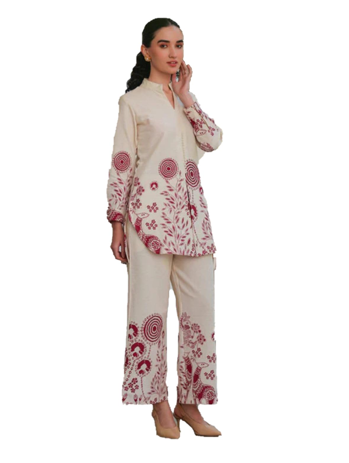 Women Cotton Printed Summer Suit & Coord Set-image-23