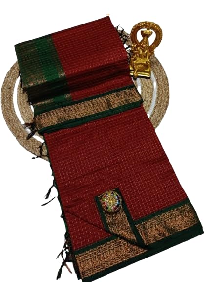 premium quality kalyani cotton saree/lata gadwal paithani saree-image-39