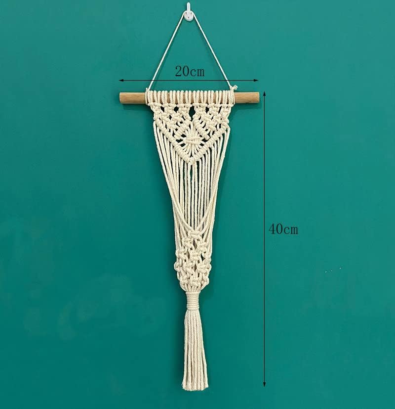 Miniatura 3 de Decoración bohemia de flores naturales secas para colgar en la pared, pequeñas bolas de eucalipto verde preservadas de macramé, cola de conejo para