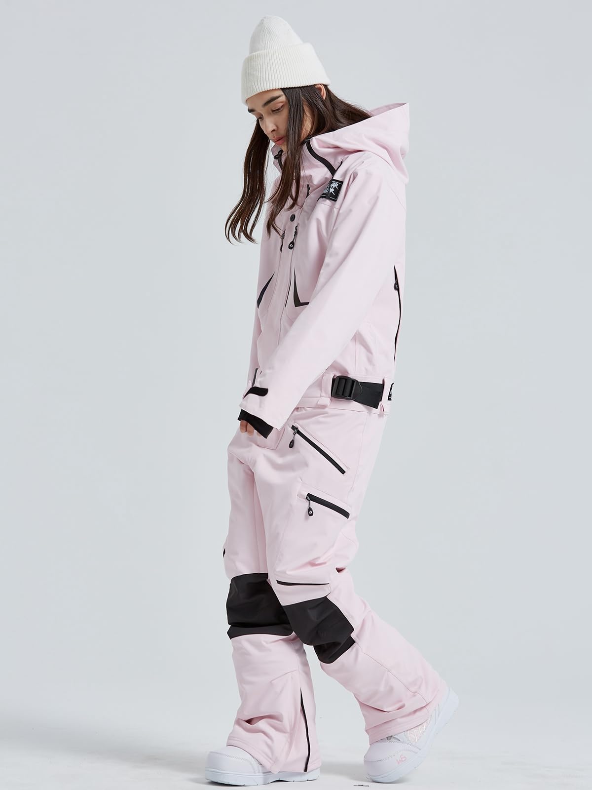 HOUZONIY Combinaison de ski une pièce pour femme - Combinaison de ski - Combinaison de ski - Combinaison de ski - Combinaison pour femme - Snowboard - Sport de plein air