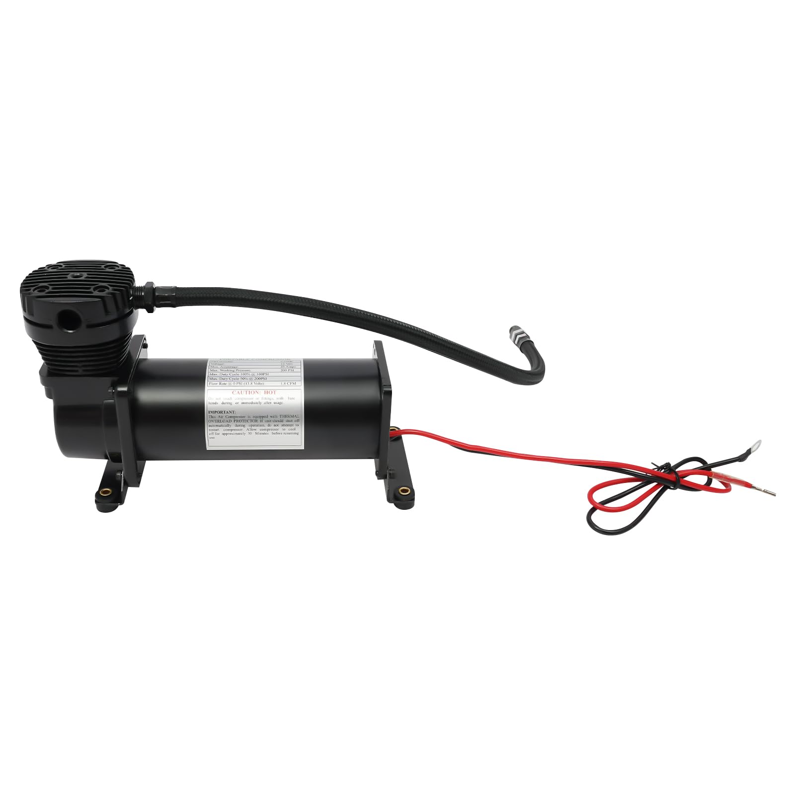 Sprężarka powietrza 12 V, zestaw 200 psi, 1,75 cfm, system sprężarki powietrza do klaksonów samochodowych, narzędzi pneumatycznych, opon