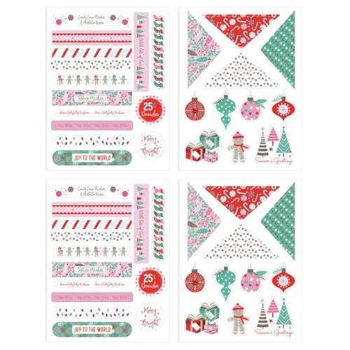 Topper Set A Candy Cane Christmas Tonic Studios pour carterie - 3