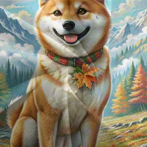 Housse de couette Shiba Inu parure de lit microfibre douce infroissable
