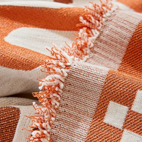 Jeté en chenille vert pour canapé et soirées cocooning